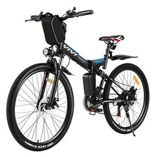Load image into Gallery viewer, VIVI Electric Bike for Adults, Folding Electric Mountain Bicycle Adults 26 inch E-Bike 350W Motor Professional 21 Speed Gears with Removable 36V 10.4Ah Lithium-Ion Battery