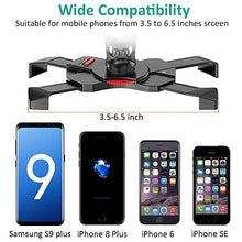 Load image into Gallery viewer, Bovon Bike Phone Mount, Universal Adjustable Bicycle Motorcycle Phone Holder Cradle Clamp Compatible with iPhone X/XR/XS MAX/8/7/6 Plus, Samsung Galaxy S10/S10e/S9/S8 Plus and Most 3.5"-6.5"