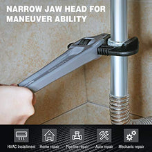 Load image into Gallery viewer, DURATECH 3-Piece Heavy Duty Aluminum Straight Pipe Wrench Set, 10", 14", 18"&Offset 14" Heavy Duty Aluminum Pipe Wrench