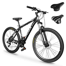 Load image into Gallery viewer, SIRDAR S-900 27 Speed 27.5 inch Mountain Bike Aluminum Alloy and High Carbon Steel with 2 Replaceable Seat, Full Suspension Disc Brake Outdoor Bikes for Men Women