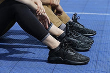 Load image into Gallery viewer, Mens Running Shoes Women's Fashion Sneakers Lightweight Breathable Non Slip Athletic Gym Walking Tennis Shoes Glow in DarkBlack EUR 45