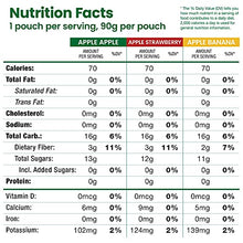 Load image into Gallery viewer, GoGo squeeZ Fruit on the Go Variety Pack, Apple Apple, Apple Banana, & Apple Strawberry, 3.2 oz. (20 Pouches) - Tasty Kids Applesauce Snacks - Gluten Free Snacks for Kids - Nut & Dairy Free - Vegan Snacks