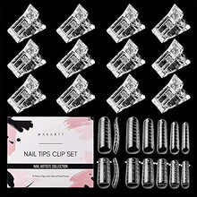 Load image into Gallery viewer, Makartt Poly Nail Extension Gel Slip Solution Kit with Nail Tip Clips Dual Nail Forms Set