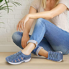 Load image into Gallery viewer, Orthofeet Proven Bunions Plantar Fasciitis Relief. Extended Widths. Orthopedic Diabetic Women's Closed Toe Sandals Laguna