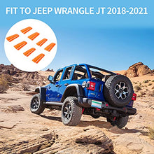 Load image into Gallery viewer, RT-TCZ A B Pillar Grab Handles ABS Decoration Trim Cover for 2018-2022 Jeep Wrangler JL JLU Sahara Rubicon JT Gladiator 4 Door Orange