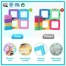 Load image into Gallery viewer, Rurvale Magnetic Blocks Building Tiles Set Learning Magnet Kit STEM Construction Montessori Inspirational Educational Imagination Toys for Kids Ages 3 4 5 6 7 Year Old Boys Girls Gifts
