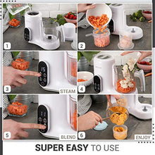 Load image into Gallery viewer, Sweety Fox - All in one Baby Food Maker Steamer and Blender - Vegetable Steamer, Blender, Bottle Sanitizer, Food Warmer, Defrost, Auto Clean
