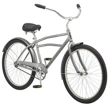 Load image into Gallery viewer, Schwinn Huron Adult Beach Cruiser Bike, Featuring 17-Inch/Medium Steel Step-Over Frames, 1-Speed Drivetrains, Grey