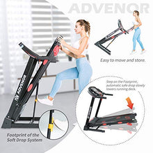 Load image into Gallery viewer, ADVENOR Treadmill Motorized Treadmills 3.0 HP Electric Running Machine Folding Exercise Incline Fitness Indoor 64 Preset Programs (RED)