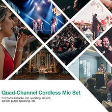 Load image into Gallery viewer, Phenyx Pro UHF Wireless Handheld Microphone System PTU-5000A Bundle with The Customizable Large Size Carrying Case