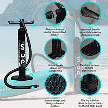 Load image into Gallery viewer, FunWater SUP Inflatable Stand Up Paddle Board Ultra-Light Inflatable Paddleboard with ISUP Accessories,Fins,Adjustable Paddle, Pump,Backpack, Leash, Waterproof Phone Bag,Kayak Seat