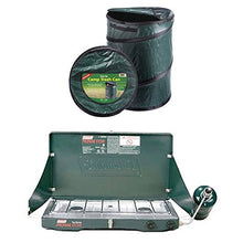 Load image into Gallery viewer, Bundle Includes 2 Items - Coleman Classic Propane Stove and Coghlan's Pop-Up Camp Trash Can