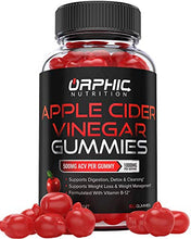Load image into Gallery viewer, Apple Cider Vinegar Gummies - 1000mg - Formulated for Weight Loss, Energy Boost & Gut Health - Supports Digestion, Detox & Cleansing - Natural ACV Gummies W/ VIT B12, Beetroot & Pomegranate