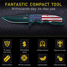 Load image into Gallery viewer, Spring Assisted Knife - Pocket Folding Knife - Military Style - Boy Scouts Knife - Tactical Knife - Good for Camping Hunting Survival Indoor and Outdoor Activities Mens Gift 6681 F