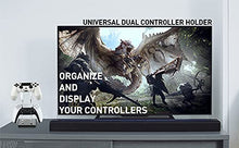 Load image into Gallery viewer, OAPRIRE Universal Dual Controller Holder for PS4 PS5 Xbox ONE Switch, Controller Stand Gaming Accessories, Build Your Game Fortresses (Crystal Black)