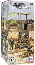Load image into Gallery viewer, Click N' Play Military Lookout Watch Tower 16 Piece Play Set with Accessories. , Green