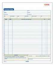 Load image into Gallery viewer, Adams Purchase Order Book, 8.38 x 10.69 Inch, 3-Part, Carbonless, 50 Sets, White, Canary and Pink (TC8131)