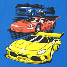 Load image into Gallery viewer, The Children's Place Boys' Short Sleeve Fast Cars Graphic T-Shirt 3-Pack, AU Vehicle, X-Small