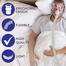 Load image into Gallery viewer, Care Touch CPAP Hose, Flexible, White, with Easy Grip Ergonomic Cuff, 6ft (72”), Lightweight, Universal Fit CPAP and BIPAP Tubing