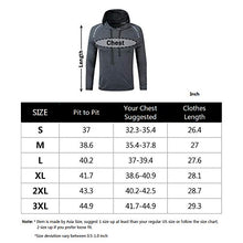 Load image into Gallery viewer, Muscle Alive Bodybuilding Long-Sleeve Hoodie Casual Sweatshirts Stretchy Cotton Black Plain Color Size XL