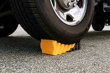 Load image into Gallery viewer, Camco 44423 RV Curved Leveler with Chock - Easy Drive-on Leveler Adds Up to 4" in Height