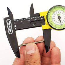 Load image into Gallery viewer, General Tools 142 Plastic Dial Caliper, 0-6" Range.01" & 1/64"