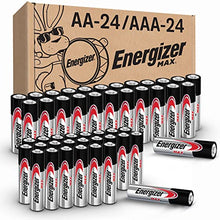 Load image into Gallery viewer, Energizer AA Batteries and AAA Batteries, 24 Max Double A Batteries and 24 Max Triple A Batteries Combo Pack, 48 Count