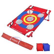Load image into Gallery viewer, GoSports Bullseye Bounce Cornhole Toss Game - Great for All Ages & Includes Fun Rules