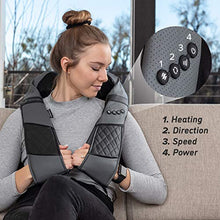 Load image into Gallery viewer, Massagers for Neck and Back with Heat - Deep Tissue 3D Kneading Pillow, Electric Shiatsu Back Neck and Shoulder Massage, Shoulders, Foot, Legs,Body - Relieve Muscle Pain - Office, Home & Car