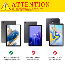 Load image into Gallery viewer, ZtotopCases Slim Case for Samsung Galaxy Tab A8 10.5 Case 2022, Lightweight Trifold Hard Stand Cover, Full Protective Case for Samsung Galaxy A8 10.5 Inch Tablet SM-X200/X205/X207, Black