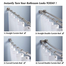 Load image into Gallery viewer, Uigos Shower Curtain Rings for Bathroom - Stainless Steel, Set of 12, Chrome