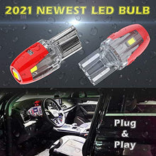 Load image into Gallery viewer, Alla Lighting W2.1x9.5d Base Mini T10 Wedge 2825 168 194 LED Bulbs SMD Super Bright 6000K White Interior Map/Dome/Trunk/Glove Box/License Plate Lights W5W 161 175