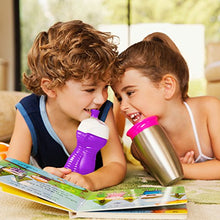 Load image into Gallery viewer, Munchkin Click Lock Bite Proof Sippy Cup, Pink/Purple, 9 Ounce, 2 Count