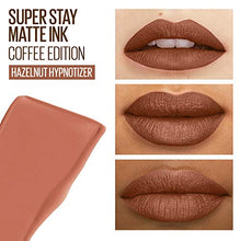 Load image into Gallery viewer, Maybelline New York SuperStay Matte Ink Liquid Lipstick, Coffee Edition, Hazelnut Hypnotizer, 0.17 Ounce