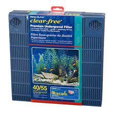Load image into Gallery viewer, Penn Plax Premium Under Gravel Filter System - for 40-55 Gallon Fish Tanks & Aquariums, Blue (CFU55)