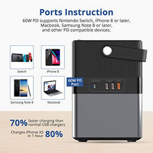 Load image into Gallery viewer, IDEAPLAY Portable Power Station Generator 67500mAh 250Wh, Emergency Backup Lithium Power Supply, 115V/300W AC Outlets, DC Outputs, USB QC3.0, PD, Flashlight, for CPAP Home Travel Camping Outdoors