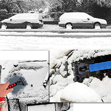 Load image into Gallery viewer, Jelacy 4 Pack Snow Ice Scraper with Ergonomic Foam Grip, Frost and Snow Removal for car Windshield and Window
