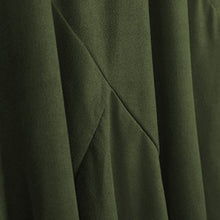Load image into Gallery viewer, EXCHIC Women's Elegant Ankle Length Ruffle Hem Elastic Waist Midi Skirt (S, Army Green)