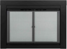 Load image into Gallery viewer, Pleasant Hearth AN-1010 Alpine Fireplace Glass Door, Black, Small