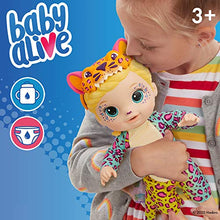 Load image into Gallery viewer, Baby Alive Rainbow Wildcats Doll, Leopard, Accessories, Drinks, Wets, Leopard Toy for Kids Ages 3 Years and Up, Blonde Hair (Amazon Exclusive)