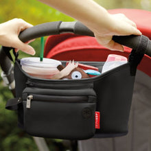 Load image into Gallery viewer, Skip Hop Universal Stroller Organizer: Insulated Beverage and Essentials Stroller Caddy, Black