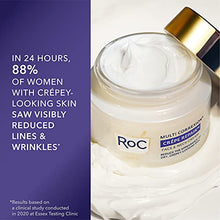 Load image into Gallery viewer, RoC Crepe Repair Anti Aging Daily Face Moisturizer & Neck Firming Cream (1.7 oz) + RoC Retinol Wrinkle Smoothing Capsules (7 CT), Skin Care Treatment