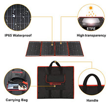 Load image into Gallery viewer, DOKIO 160W 18V Portable Solar Panel Kit (ONLY 9lb) Folding Solar Charger with 2 USB Outputs for 12v Batteries/Power Station AGM LiFePo4 RV Camping Trailer Car Marine…