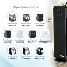 Load image into Gallery viewer, GermGuardian Air Purifier Filter FLT5000 Genuine HEPA Replacement Filter C for AC5000, AC5000E, AC5250PT, AC5350B, AC5350BCA, AC5350W, AC5300B Germ Guardian Air Purifiers , Gray