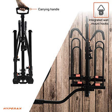 Load image into Gallery viewer, Hyperax 2-Bike Hitch Mounted Bike Rack Carrier for 2 inch / 1.25-inch Receivers - Fits Up to 90lbs Road Bikes, Mountain Bikes, MTB with Up to 3-inch Tires - Compatible with SUV, Trucks, Sedan