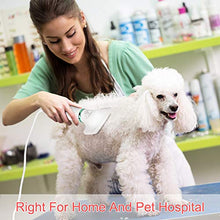 Load image into Gallery viewer, PETRIP Dog Hair Dryer Pet Dryer Professional Grooming Blower Dog Slicker Brush for Medium Pet Small Dog Cat (White, 2 in 1 Dryer)
