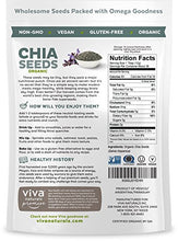 Load image into Gallery viewer, Viva Naturals The Finest Organic Raw Chia Seeds, 1 Pound & Organic Ground Flax Seed, 15 oz - Specially Cold-milled Using Proprietary Technology for Optimal Smoothness and Freshness