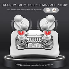 Load image into Gallery viewer, VIKTOR JURGEN Shiatsu Back and Neck Massager, Deep Tissue Kneading Neck Massage Pillow with Heat for Full Body Muscle, Shoulder, Foot at Home, Car, Office, Relaxation Gifts for Men, Women