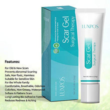 Load image into Gallery viewer, LUXROS Advanced Surgical Scar Remover Gel for Old and New Scars - Medical Grade Silicone Gel to Remove Scars from Surgery, Injury, Burns, Acne - 25g - Reduces Appearance of Keloid Scars