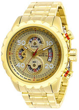 Load image into Gallery viewer, Invicta Men's Aviator Analog Quartz Watch with Stainless Steel Strap, Gold, 24 (Model: 28161)